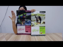 Heißsiegel-Reißverschluss-Platzhirsch-Nahrungsmittelschwarzer Tasche Purina-Retriever Victor Dog Food 50 lbs-Tasche