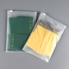 Custom Resealable PVC Ziplockk Packaging Bag Clear Frosted Plastic Zip Bags For Clothes