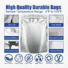 Die Cut 8 Mil Thick Custom Mylar Bag Food Storage Zip Top Silicone Bags With Zipper