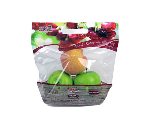 Lamellierte tragbare frische Obst- und GemüseVerpackenvmpet transparente Verpackentasche